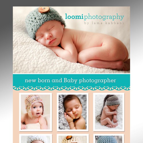 Loomi Photography needs a new postcard or flyer Diseño de Najmi