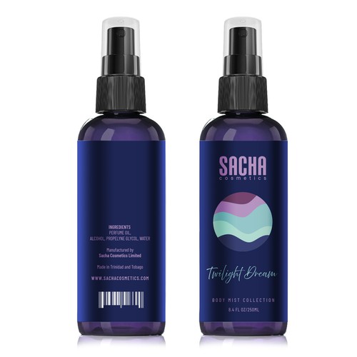 Sacha Body Mist Design by ve_sta