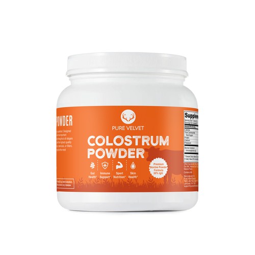 Design di Re-design Supplement Label to capture Amazon shopper attention & boost CTR - Colostrum Powder di Shisiouk