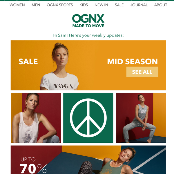 Stylish yoga wear from OGNX: Discover our innovations