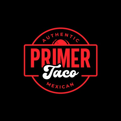 Taco Drive Thru Logo Diseño de Vic People Studio