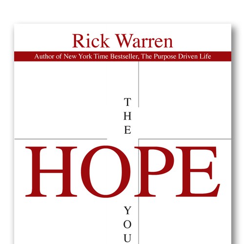 Design Rick Warren's New Book Cover Diseño de 3 Kings Studio