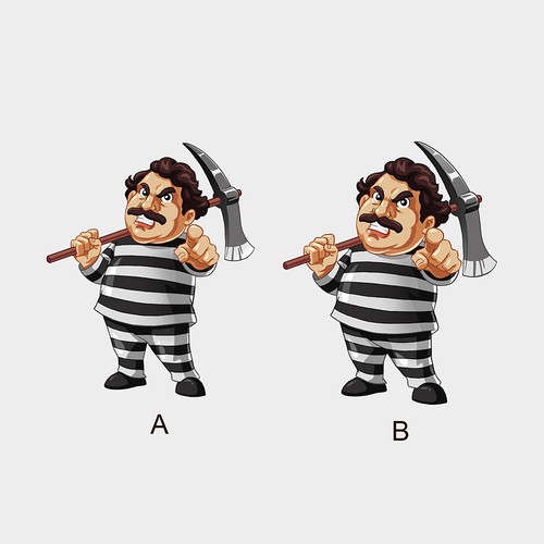 Create a capturing game character! Design by Roni Saptoni