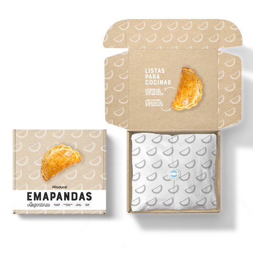 Empanada Box Design by Nubia Design