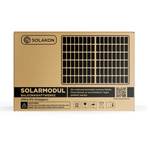 Create a nice Packaging Design for Solar Panels Design by Rajith Shantha