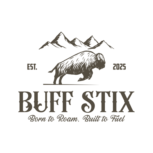 Buff Stix...Lean, Delicious, Buffalo Strong. Design by samsoel