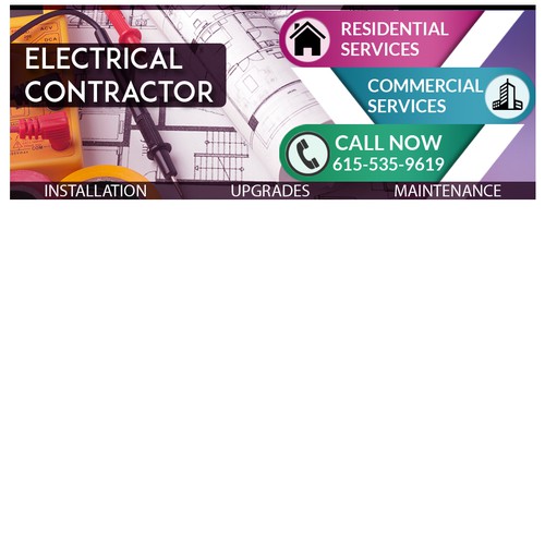 Create Facebook Cover for Electrical Contractor Design by Fazeel.Sajid