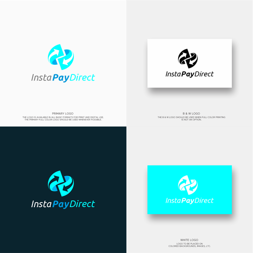 InstaPayDirect Logo and Website Réalisé par a w a n p u t i h