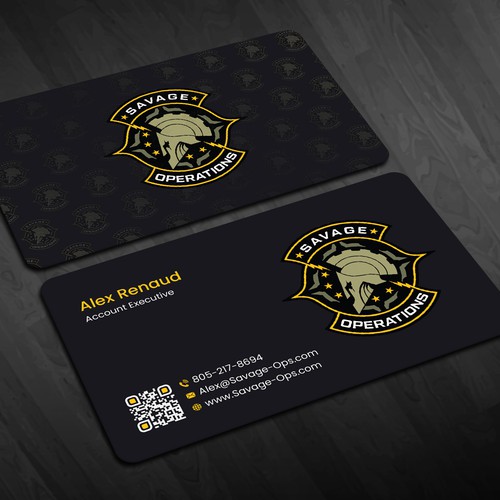 Business Card & Letterhead for Armed Security Agency Design by Design_SKR