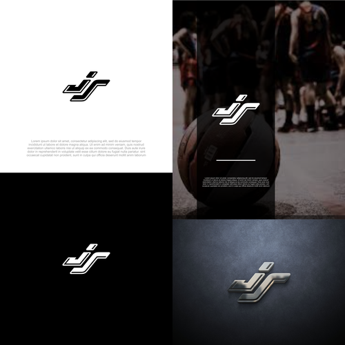 JS Monogram Logo Design by Azalia™