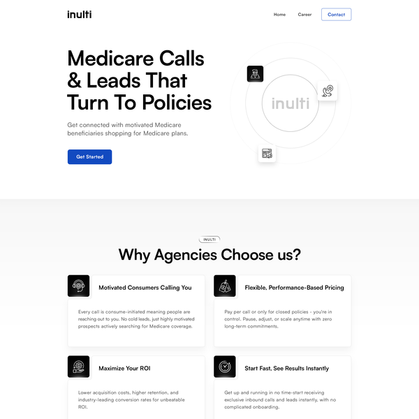 We are specialists in lead/calls generation