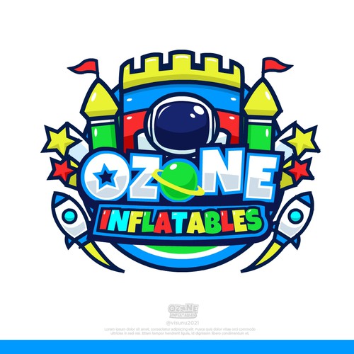 Design a bounce house rental logo to help us crush the competition Design by Visunu