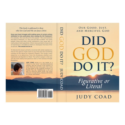 Design book cover and e-book cover  for book showing the goodness of God Design by aksaramantra