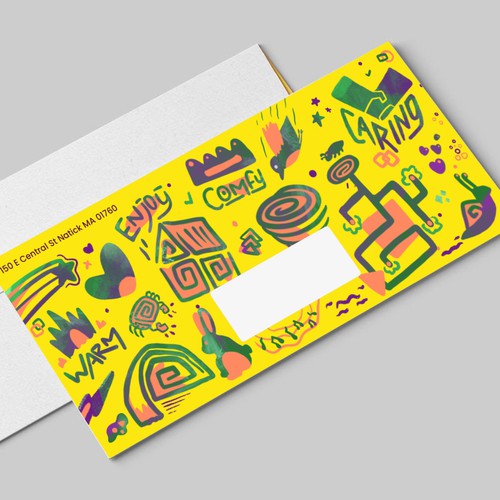 D. SetiawanさんのFun Envelope design for a Home buying companyデザイン