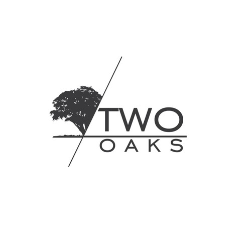 Construction, 3 business owners, use the work TWO oaks in our logo , very bold and intense  graphic Design by dsgn by maky