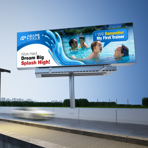 POOL AND OUTDOOR LIVING BILLBOARD DESIGN Design by fastdesign86