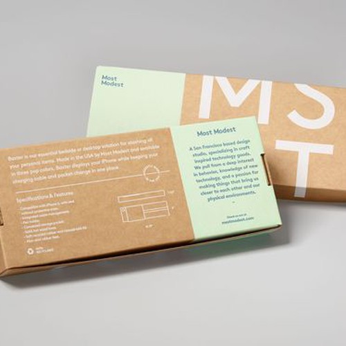 Create an awesome box design for a new underwear brand
