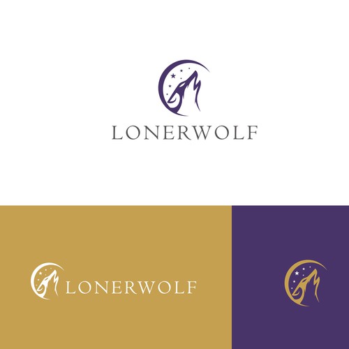 Wolf Sun/Moon Logo For Spiritual Website Design by MagesticD