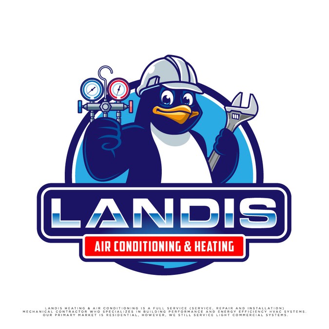 Modern & Powerful HVAC Contractor Logo Needed Logo design contest