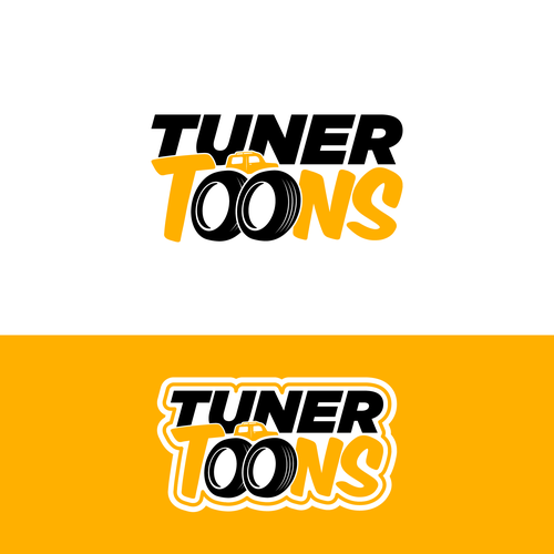 Logo Design and Brand Guide for up and coming automotive apparel company; Tuner Toons. Design by d_arvin