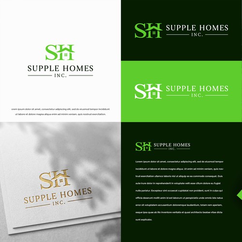 Revamp and refresh a custom home builder's current logo Design by GranzCreative