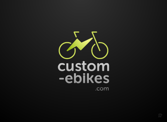 Bike logo with the title 'Create company logo for Hi Tech Electric Bike company'
