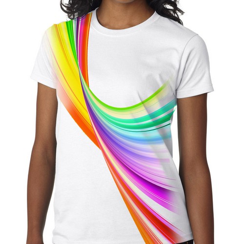 Design Line Graph T-Shirt por Ozike