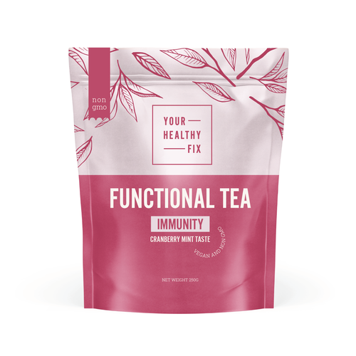 Functional Tea collection design for a health supplement brand! Design by VoiceDesign