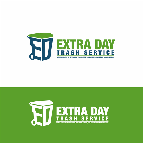 Trash Service Logo Design by soop