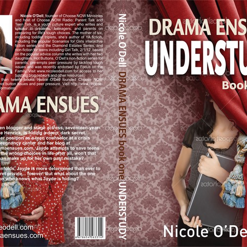 book cover for YA novel about teen pregnancy Design by Chameleonstudio74