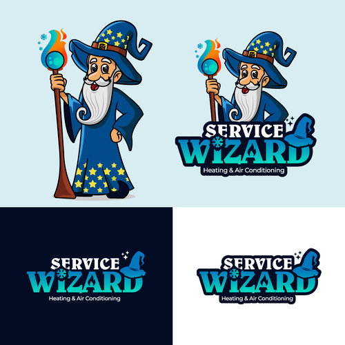 Service Wizard Logo Design by Luel