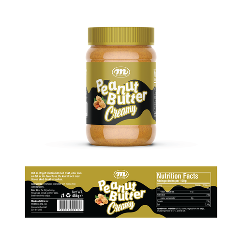 We need a Peanut Butter label that stand out. Design by Rumon79