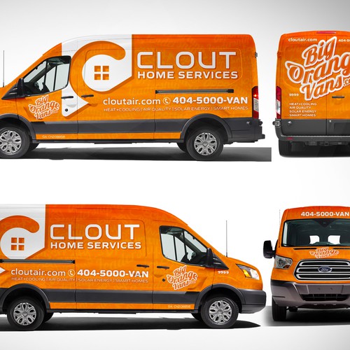 Design an ICONIC Van Wrap for Home Services Start-up Design by J.Chaushev