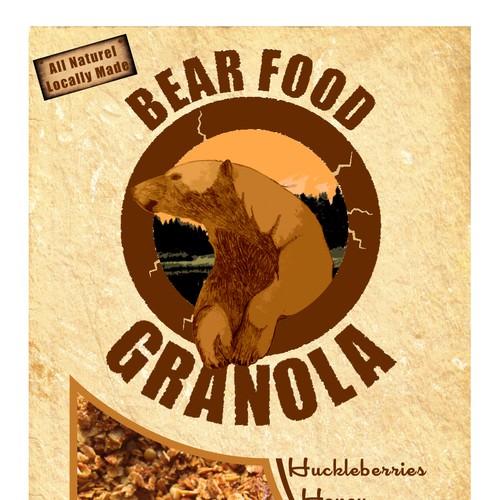 print or packaging design for Bear Food, Inc Réalisé par Kiwii