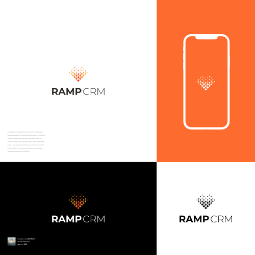 CRM Software Logo Design by BAEYBAEツ