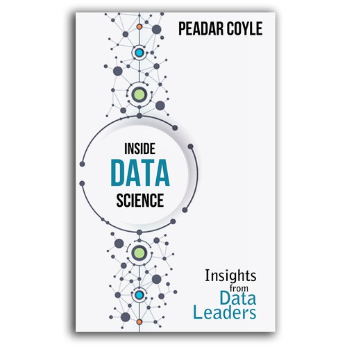 Design a cool, trendy ebook cover for 'Inside Data Science'. Design by W.Antoneta