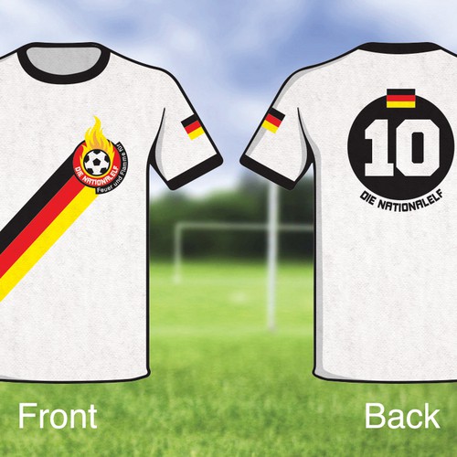 Football! World Cup! Summer! But hey ... what to wear? The alternative german football jersey! Design by Cuichi