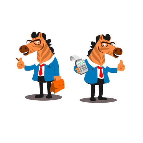 Mascot/Character Design - Zebra Design by fuad77