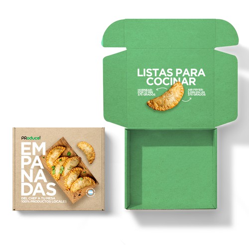 Empanada Box Design by Nubia Design