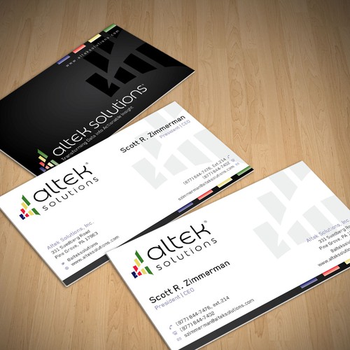 New Business Card Design for Business Intelligence Consulting Company Design by just_Spike™