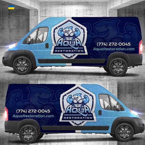 Sharp van wraps Design by Iryna S