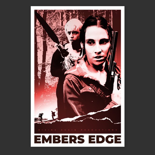 EMBERS EDGE - Captivating Movie Poster for our Thriller / Suspense / Drama Design by Patricia Hunt