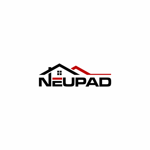 Real estate investment company use red and black Design by Tukang Sapu