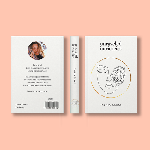 Create an authentic book cover for a collection of poems Design by DINJA