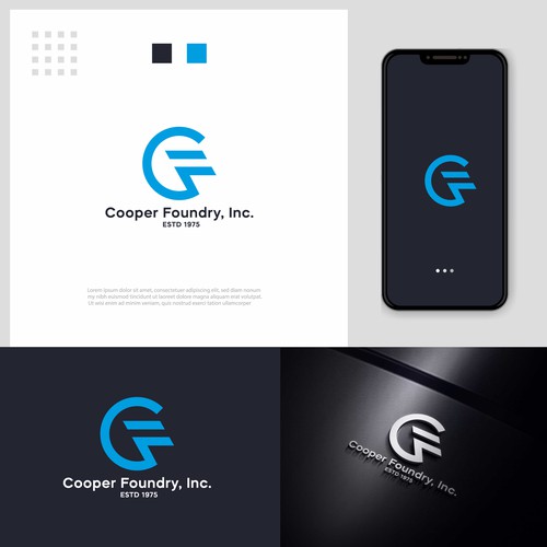50 YEAR FOUNDRY LOGO|EMBLEM REDESIGN Design by rouf_art