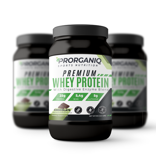 Need A Premium Label Design for Whey Protein Supplement-ontwerp door 1990_design