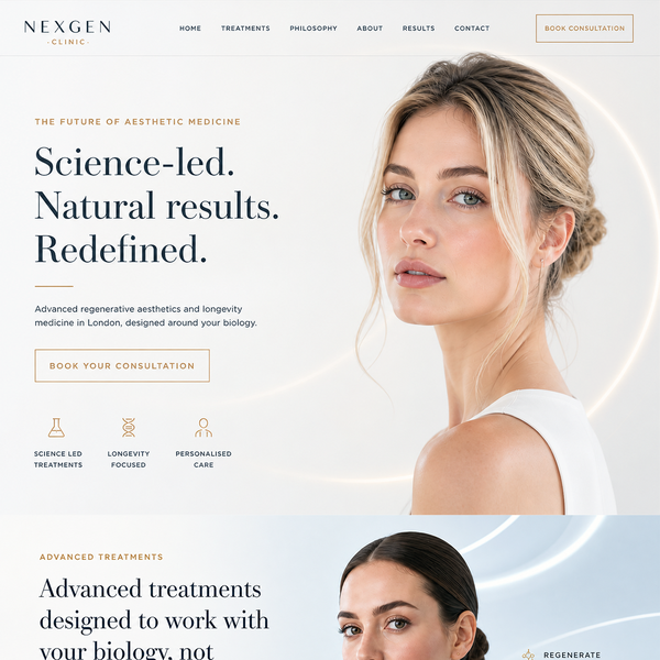 Luxury futuristic Aesthetic Clinic