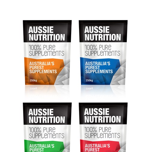 Aussie Nutrition supplement range needs new packaging! Design réalisé par Karam16y