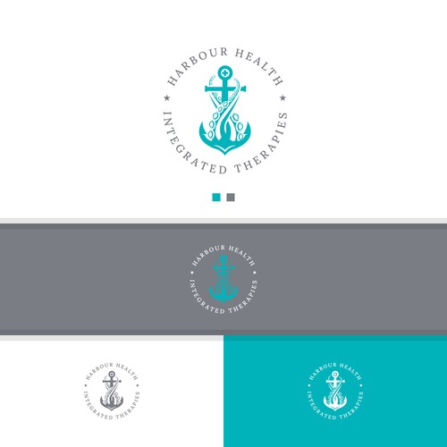 revamp a logo for an integrated health center in our west coast surf town of Ucluelet Design by StudioJack