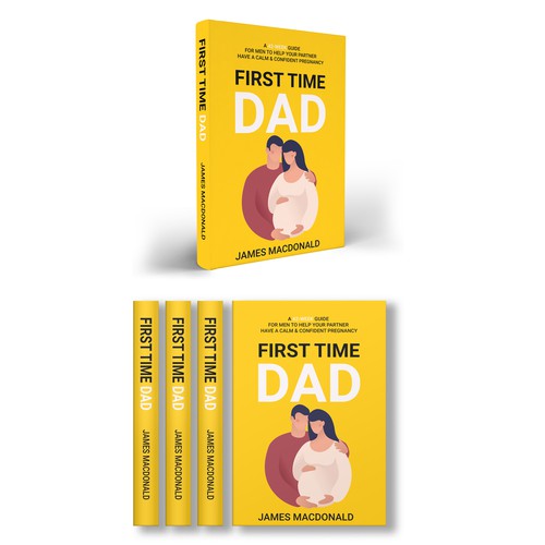 Book cover art appealing to First Time Dad & Expectant Mums Design réalisé par Masud007